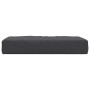 Black Oxford fabric pallet sofa cushion 60x60x6 cm by vidaXL, Cushions for chairs and sofas - Ref: Foro24-315083, Price: 30,8...