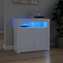 Sideboard with bright white LED lights 80x35x75 cm by vidaXL, Sideboards - Ref: Foro24-804334, Price: 112,57 €, Discount: %