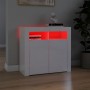 Sideboard with bright white LED lights 80x35x75 cm by vidaXL, Sideboards - Ref: Foro24-804334, Price: 112,57 €, Discount: %