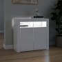 Sideboard with bright white LED lights 80x35x75 cm by vidaXL, Sideboards - Ref: Foro24-804334, Price: 112,57 €, Discount: %