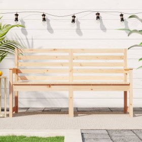 Solid pine wood garden bench 159.5x48x91.5 cm by vidaXL, garden benches - Ref: Foro24-824067, Price: 82,53 €, Discount: %