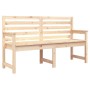 Banco de jardín madera maciza de pino 159,5x48x91,5 cm de vidaXL, Bancos de jardín - Ref: Foro24-824067, Precio: 82,53 €, Des...