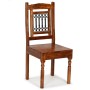 Dining chairs 2 pcs solid wood classic honey color by vidaXL, dining chairs - Ref: Foro24-245644, Price: 181,55 €, Discount: %