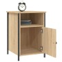 Nachttische 2 Stück eichenfarbenes Sperrholz 40x42x60cm von vidaXL, Nachttische - Ref: Foro24-825916, Preis: 66,67 €, Rabatt: %