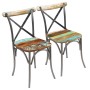 Dining chairs 2 units recycled solid wood by vidaXL, dining chairs - Ref: Foro24-243722, Price: 291,56 €, Discount: %