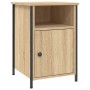 Nightstands 2 pcs oak-colored plywood 40x42x60cm by vidaXL, Nightstands - Ref: Foro24-825916, Price: 66,67 €, Discount: %