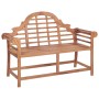 Banco de jardín madera maciza de teca 127x58,5x92,5 cm de vidaXL, Bancos de jardín - Ref: Foro24-319152, Precio: 352,99 €, De...