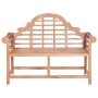 Banco de jardín madera maciza de teca 127x58,5x92,5 cm de vidaXL, Bancos de jardín - Ref: Foro24-319152, Precio: 352,36 €, De...