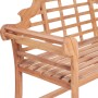 Banco de jardín madera maciza de teca 127x58,5x92,5 cm de vidaXL, Bancos de jardín - Ref: Foro24-319152, Precio: 352,36 €, De...