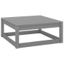 Garden furniture 3 pieces gray solid pine wood by vidaXL, Garden sets - Ref: Foro24-805702, Price: 128,73 €, Discount: %