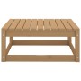 Set de muebles de jardín 2 pzas cojines madera pino marrón miel de vidaXL, Sofás modulares de exterior - Ref: Foro24-805763, ...