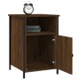 Bedside tables 2 pcs brown oak plywood 40x42x60 cm by vidaXL, Nightstands - Ref: Foro24-825922, Price: 50,31 €, Discount: %