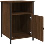 Bedside tables 2 pcs brown oak plywood 40x42x60 cm by vidaXL, Nightstands - Ref: Foro24-825922, Price: 50,31 €, Discount: %