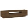 TV cabinet with LED lights oak brown 160x35x40 cm by vidaXL, TV Furniture - Ref: Foro24-815728, Price: 99,90 €, Discount: %