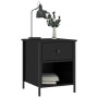 Nightstands 2 pcs engineered wood black 40x42x50 cm by vidaXL, Nightstands - Ref: Foro24-825934, Price: 75,24 €, Discount: %