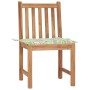 Garden chairs 2 units solid teak wood with cushions by vidaXL, Garden chairs - Ref: Foro24-3062928, Price: 197,61 €, Discount: %