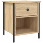 Mesitas noche 2 uds madera ingeniería roble Sonoma 40x42x50 cm de vidaXL, Mesitas de noche - Ref: Foro24-825936, Precio: 70,8...