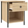 Mesitas noche 2 uds madera ingeniería roble Sonoma 40x42x50 cm de vidaXL, Mesitas de noche - Ref: Foro24-825936, Precio: 70,8...