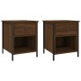 Nightstands 2 pcs oak brown engineered wood 40x42x50 cm by vidaXL, Nightstands - Ref: Foro24-825942, Price: 72,08 €, Discount: %