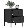 Nightstands 2 pcs engineered wood black 40x42x50 cm by vidaXL, Nightstands - Ref: Foro24-825984, Price: 103,27 €, Discount: %