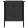 Nightstands 2 pcs engineered wood black 40x42x50 cm by vidaXL, Nightstands - Ref: Foro24-825984, Price: 103,27 €, Discount: %