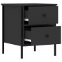 Nightstands 2 pcs engineered wood black 40x42x50 cm by vidaXL, Nightstands - Ref: Foro24-825984, Price: 103,27 €, Discount: %