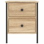 Nightstands 2 pcs engineered wood Sonoma oak 40x42x50 cm by vidaXL, Nightstands - Ref: Foro24-825986, Price: 93,85 €, Discoun...