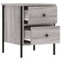 Mesita de noche 2 uds madera ingeniería gris Sonoma 40x42x50 cm de vidaXL, Mesitas de noche - Ref: Foro24-825990, Precio: 78,...