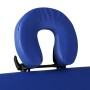 Klappbare Massageliege 2 Zonen, blaue Holzstruktur von vidaXL, Massageliegen - Ref: Foro24-110086, Preis: 158,67 €, Rabatt: %