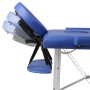 Folding massage table 2 zones blue wooden structure by vidaXL, massage tables - Ref: Foro24-110086, Price: 158,67 €, Discount: %