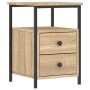 Nightstands 2 pcs engineered wood Sonoma oak 34x35.5x50cm by vidaXL, Nightstands - Ref: Foro24-826016, Price: 98,22 €, Discou...