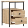 Nightstands 2 pcs engineered wood Sonoma oak 34x35.5x50cm by vidaXL, Nightstands - Ref: Foro24-826016, Price: 98,22 €, Discou...