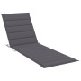 Folding sun lounger with solid acacia wood cushion by vidaXL, Loungers - Ref: Foro24-3064164, Price: 216,13 €, Discount: %