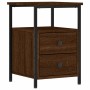 Bedside tables 2 units engineered wood brown oak 34x35.5x50cm by vidaXL, Nightstands - Ref: Foro24-826022, Price: 81,95 €, Di...