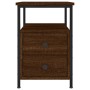 Bedside tables 2 units engineered wood brown oak 34x35.5x50cm by vidaXL, Nightstands - Ref: Foro24-826022, Price: 81,95 €, Di...