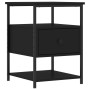 Nightstands 2 pcs engineered wood black 40x42x56 cm by vidaXL, Nightstands - Ref: Foro24-826024, Price: 89,59 €, Discount: %