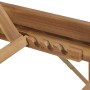 Folding sun lounger with solid acacia wood cushion. by vidaXL, Loungers - Ref: Foro24-3064171, Price: 216,13 €, Discount: %