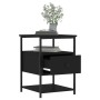 Nightstands 2 pcs engineered wood black 40x42x56 cm by vidaXL, Nightstands - Ref: Foro24-826024, Price: 89,59 €, Discount: %