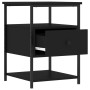 Nightstands 2 pcs engineered wood black 40x42x56 cm by vidaXL, Nightstands - Ref: Foro24-826024, Price: 89,59 €, Discount: %