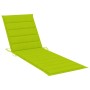 Folding sun lounger with solid acacia wood cushion by vidaXL, Loungers - Ref: Foro24-3064175, Price: 216,13 €, Discount: %