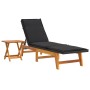 3-piece garden furniture set synthetic rattan acacia wood by vidaXL, Loungers - Ref: Foro24-3154401, Price: 338,64 €, Discoun...