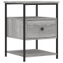 Mesitas noche 2 uds madera ingeniería gris Sonoma 40x42x56 cm de vidaXL, Mesitas de noche - Ref: Foro24-826030, Precio: 71,38...