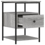 Mesitas noche 2 uds madera ingeniería gris Sonoma 40x42x56 cm de vidaXL, Mesitas de noche - Ref: Foro24-826030, Precio: 71,38...