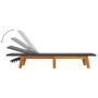 Set de muebles de jardín 3 piezas ratán sintético madera acacia de vidaXL, Tumbonas - Ref: Foro24-3154402, Precio: 262,24 €, ...