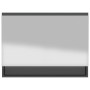 Armario de baño con espejo MDF gris antracita 80x15x60 cm de vidaXL, Tocadores de baño - Ref: Foro24-331536, Precio: 131,36 €...