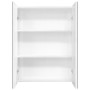 Armario de espejo de baño MDF blanco brillante 60x15x75 cm de vidaXL, Tocadores de baño - Ref: Foro24-331525, Precio: 112,64 ...