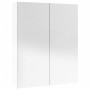 Armario de espejo de baño MDF blanco brillante 60x15x75 cm de vidaXL, Tocadores de baño - Ref: Foro24-331525, Precio: 112,64 ...