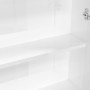 Armario de espejo de baño MDF blanco brillante 60x15x75 cm de vidaXL, Tocadores de baño - Ref: Foro24-331525, Precio: 112,64 ...