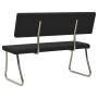 Synthetic leather bench 110 cm black by vidaXL, Dining and kitchen benches - Ref: Foro24-325855, Price: 164,99 €, Discount: %