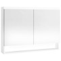 Bathroom cabinet with glossy white MDF mirror 80x15x60 cm by vidaXL, bathroom vanities - Ref: Foro24-331532, Price: 97,30 €, ...